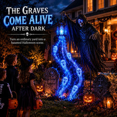 Animated Headless Horseman Garden Light