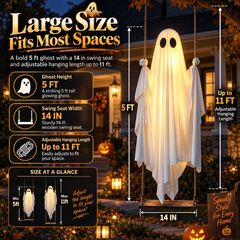 Sparkling Spooky Ghost