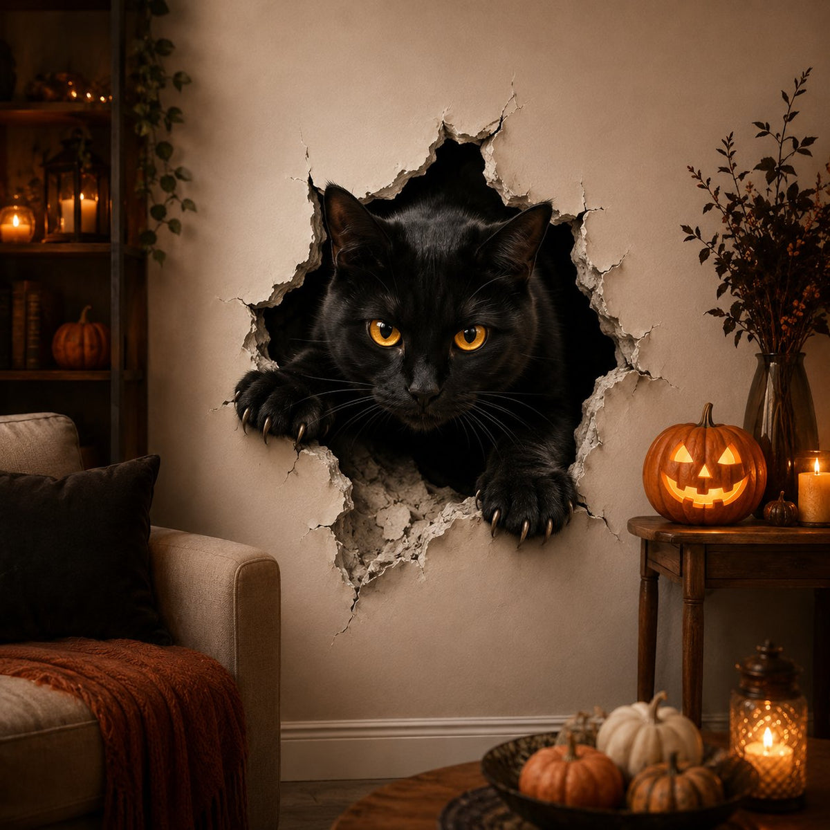 Halloween 3D Wall Decals