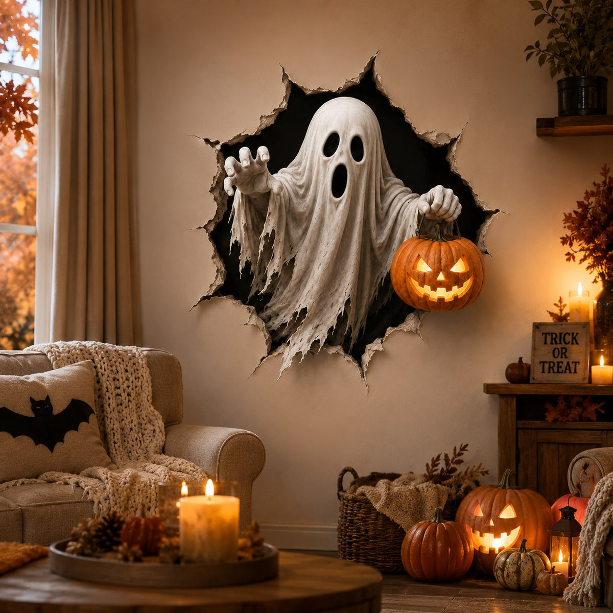 Halloween 3D Wall Decals