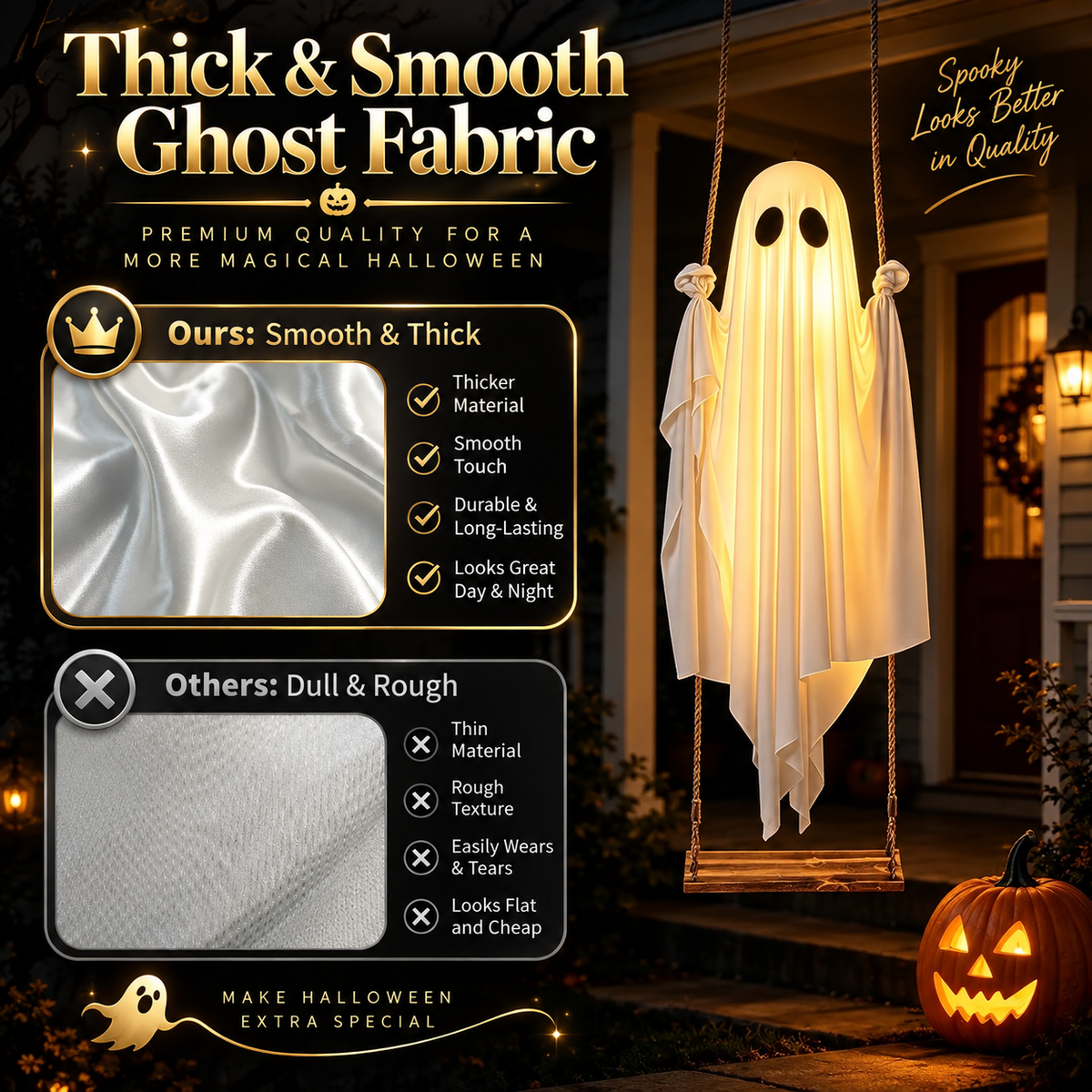 Sparkling Spooky Ghost