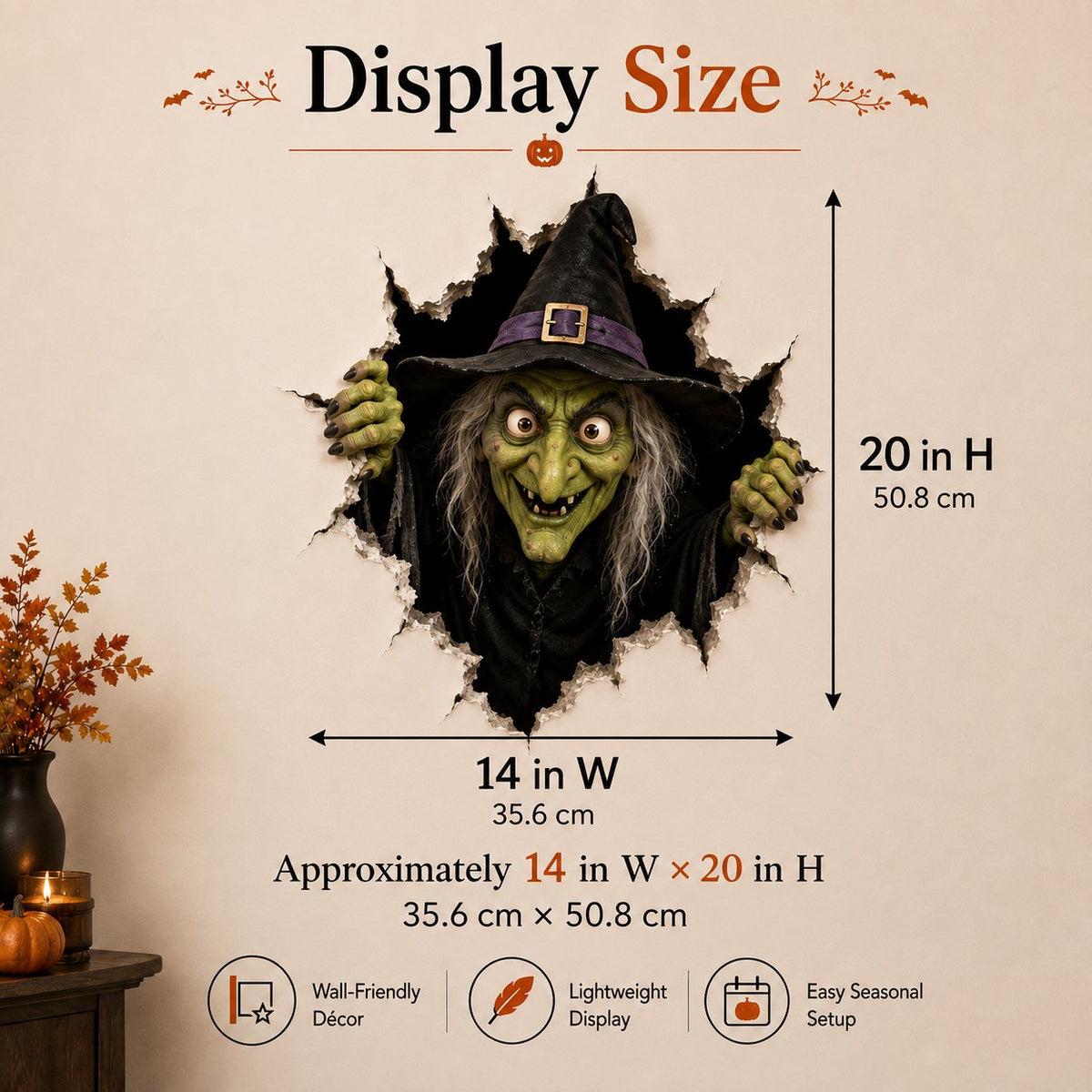 Halloween 3D Wall Decals