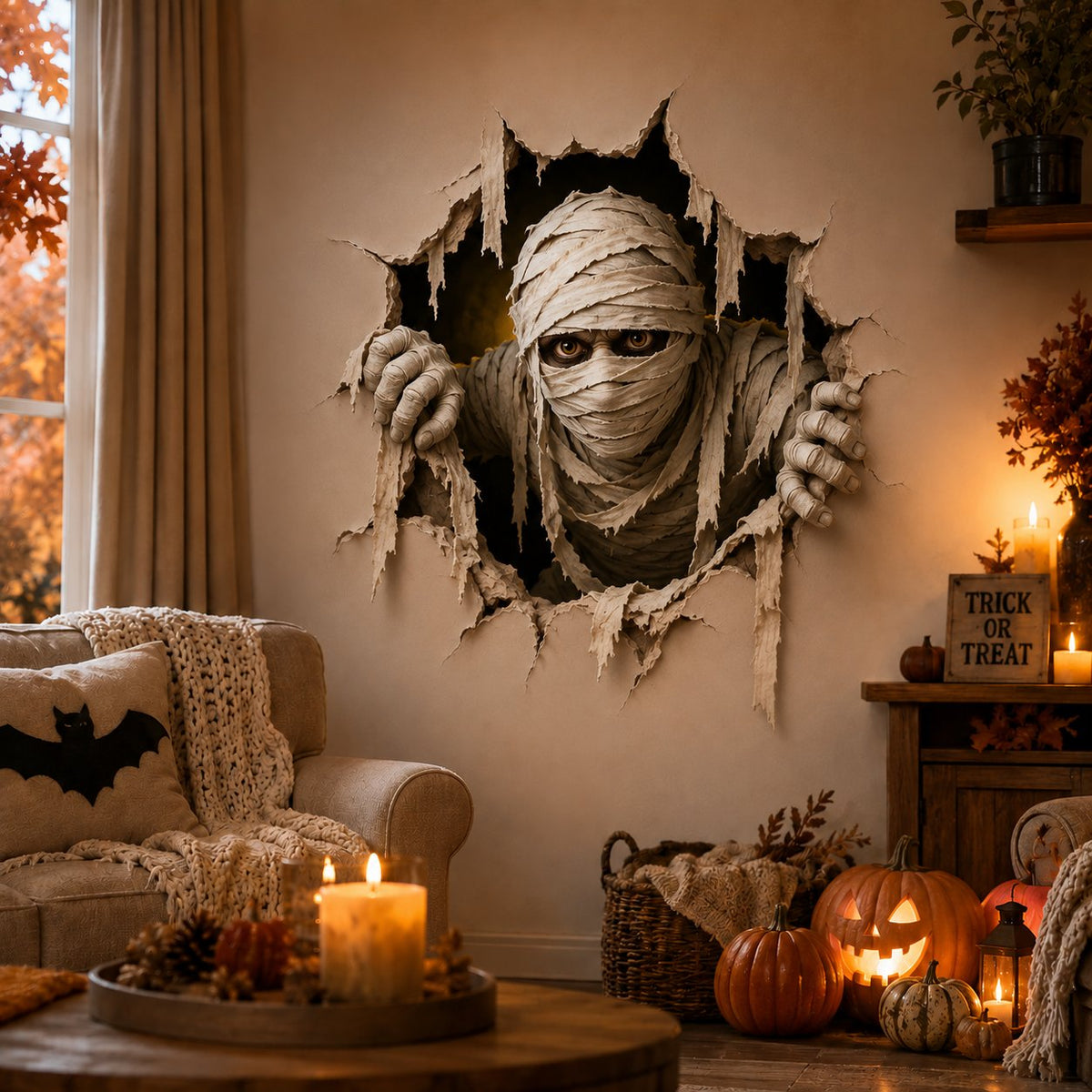 Halloween 3D Wall Decals