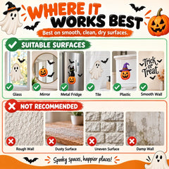 Realistic Spooky Wall & Window Stickers