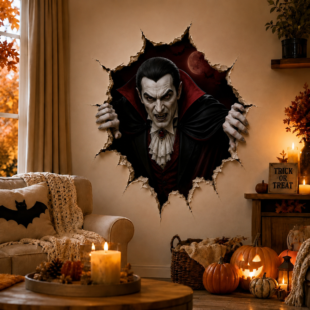 Halloween 3D Wall Decals